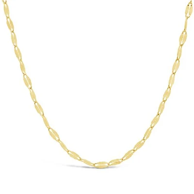 10K Yellow Gold 18" 2mm Mirror Chain