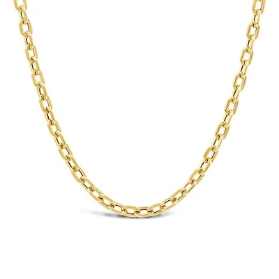 10K Yellow Gold 18" 2.90mm Semi-Solid Diamond Cut Forzata Chain