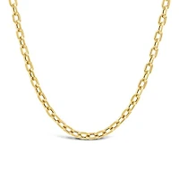 10K Yellow Gold 18" 2.90mm Semi-Solid Diamond Cut Forzata Chain