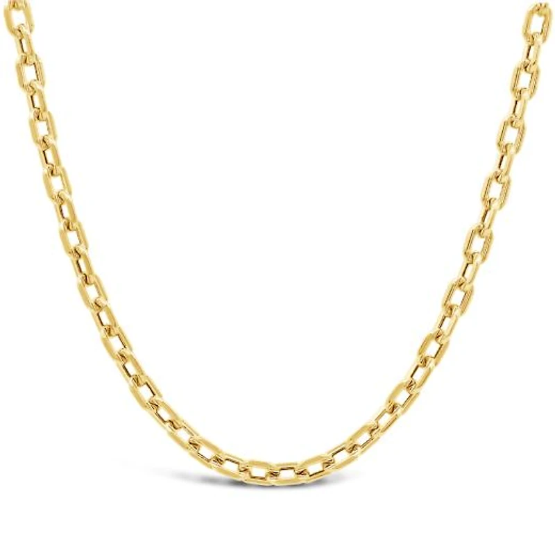 10K Yellow Gold 20" 2.90mm Semi-Solid Diamond Cut Forzata Chain