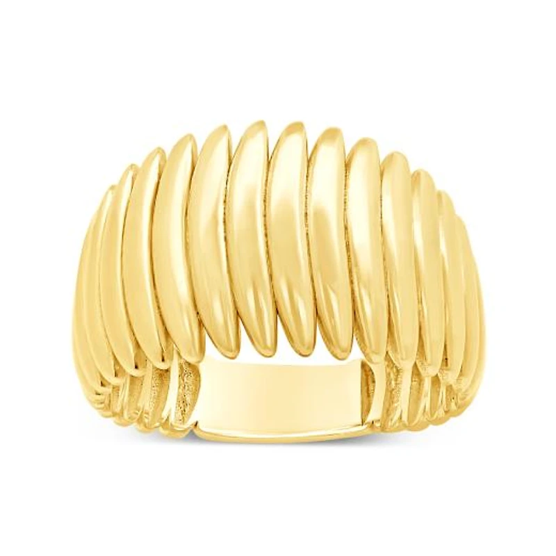 10K Yellow Gold Wave Ring