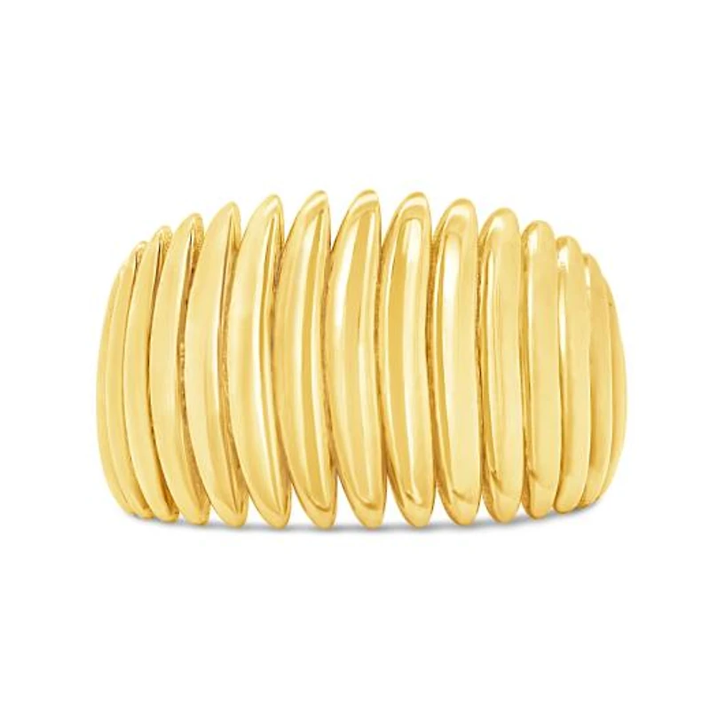10K Yellow Gold Wave Ring