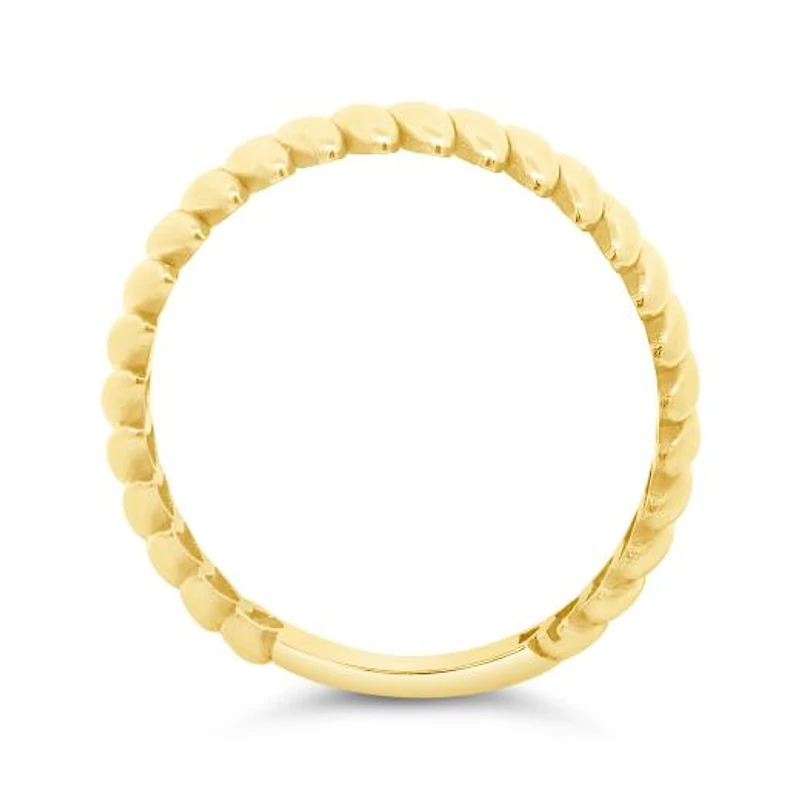 10K Yellow Gold Wave Ring