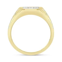 10K Yellow Gold 1.50CTW Men's Lab Grown Diamond Ring