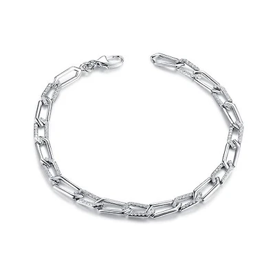 Sterling Silver Cubic Zirconia Bracelet