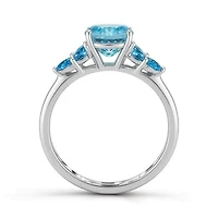 Sterling Silver Sky Blue Topaz Ring