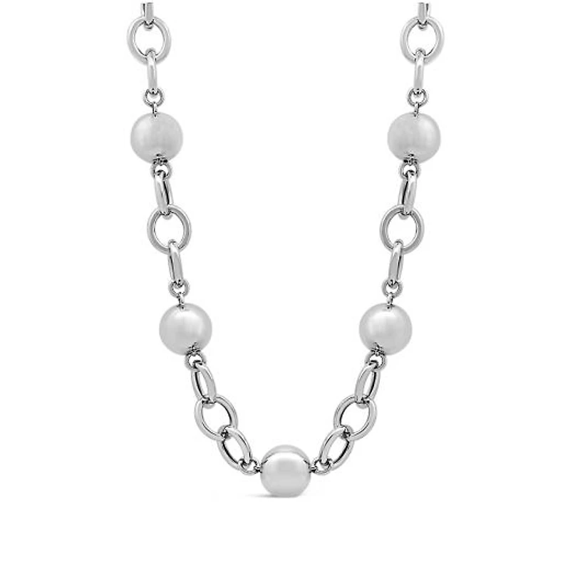 Sterling Silver 18" Ball Link Chain