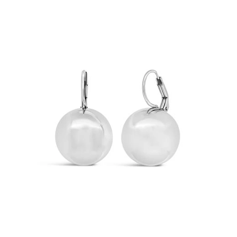 Sterling Silver Large Ball Earrings