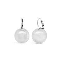 Sterling Silver Large Ball Earrings
