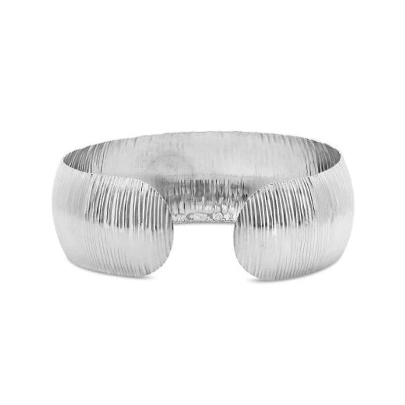 Sterling Silver Large Cuff Bracelet