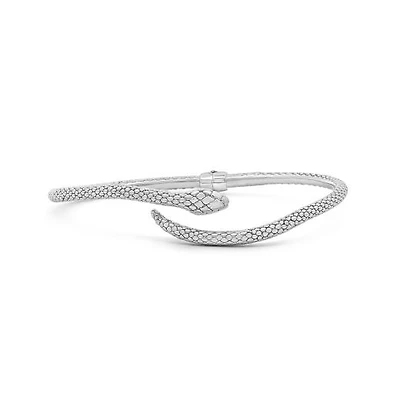 Sterling Silver Snake Bracelet