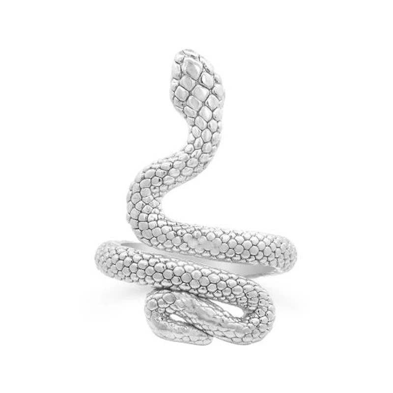 Sterling Silver Large Snake Ring