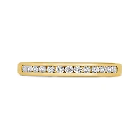 New Brilliance Lab Grown 0.25CTW Channel Set Diamond Band in 14K Yellow Gold