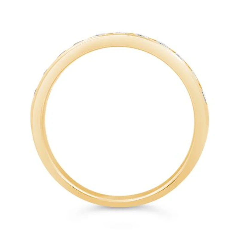 New Brilliance Lab Grown 0.50CTW Channel Set Diamond Band in 14K Yellow Gold