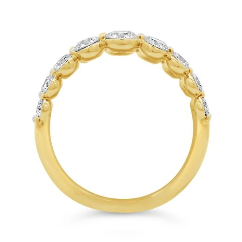 New Brilliance Lab Grown 3.00CTW Diamond Band in 10K Yellow and White Gold