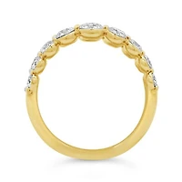 New Brilliance Lab Grown 3.00CTW Diamond Band in 10K Yellow and White Gold
