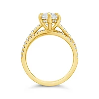 Jenny Packham Lab Grown 4.73CTW Marquise Diamond Bridal Ring in 18K Yellow Gold