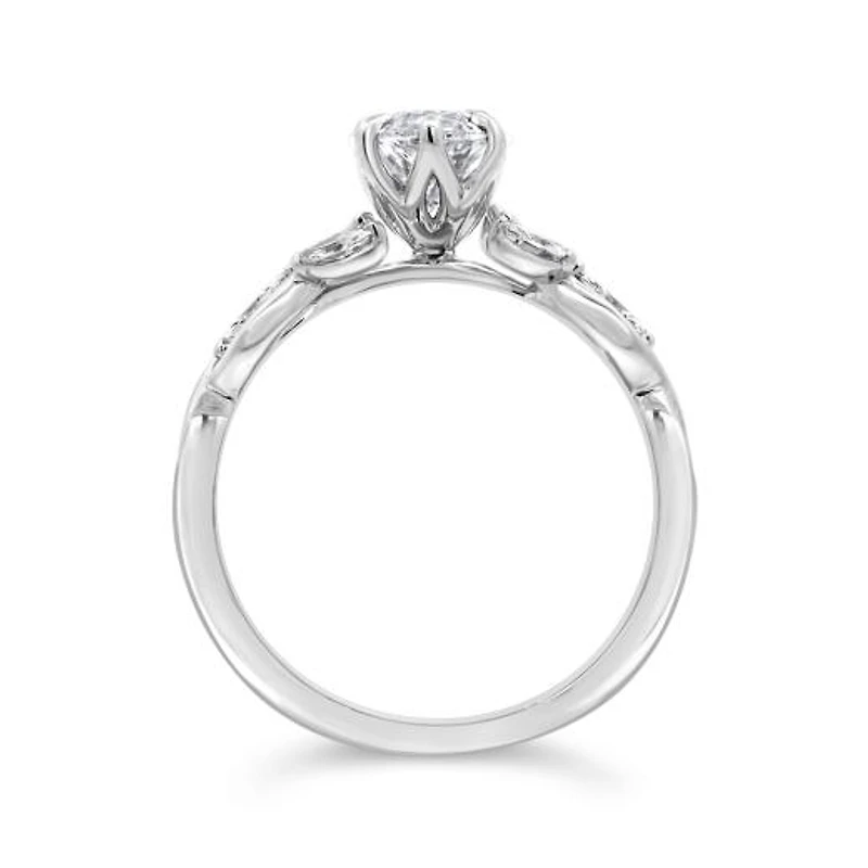 New Brilliance Lab Grown 2.30CTW Marquise Diamond Bridal Ring in 14K White Gold