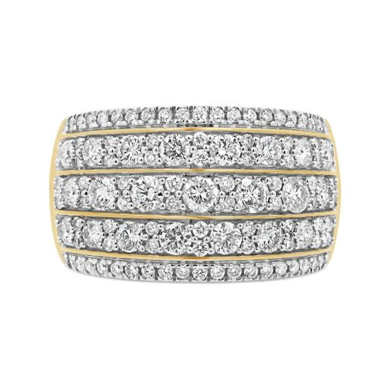 1.50CTW Diamond Anniversary Band in 10K Yellow Gold