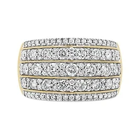 1.50CTW Diamond Anniversary Band in 10K Yellow Gold