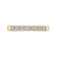 0.15CTW Diamond Stackable Band in 10K Yellow Gold