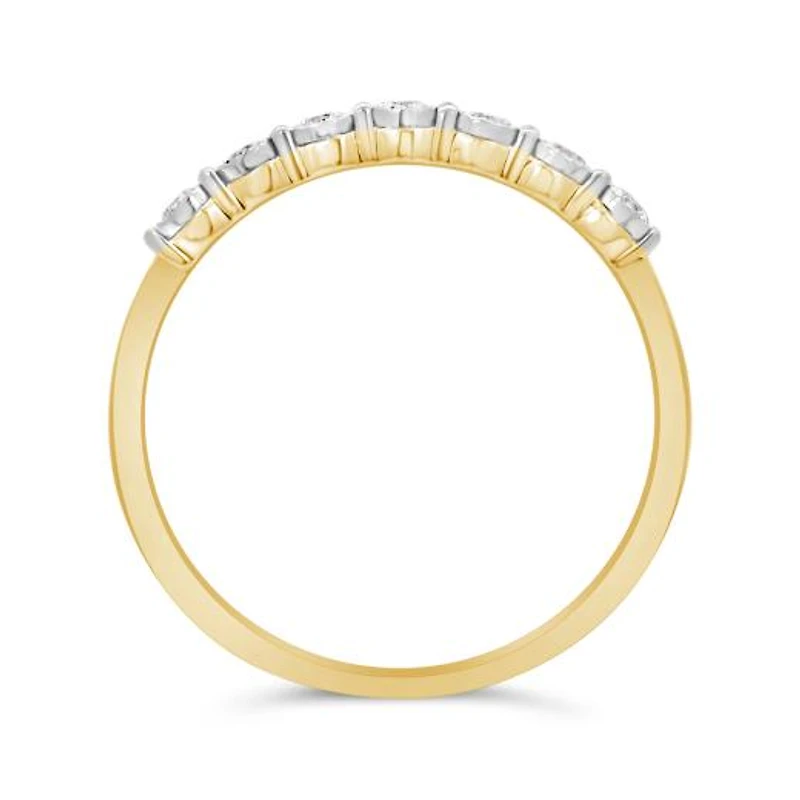 0.15CTW Diamond Stackable Band in 10K Yellow Gold