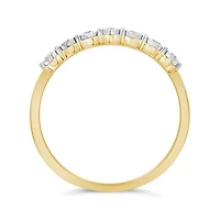 0.15CTW Diamond Stackable Band in 10K Yellow Gold