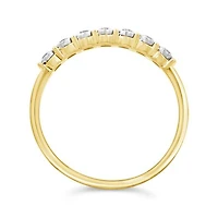 0.15CTW Diamond Stackable Band in 10K Yellow Gold