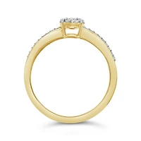 0.33CTW Diamond Bridal Set in 10K Yellow Gold