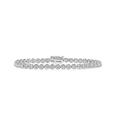 New Brilliance Lab Grown 5.00CTW Diamond Tennis Bracelet in 10K White Gold