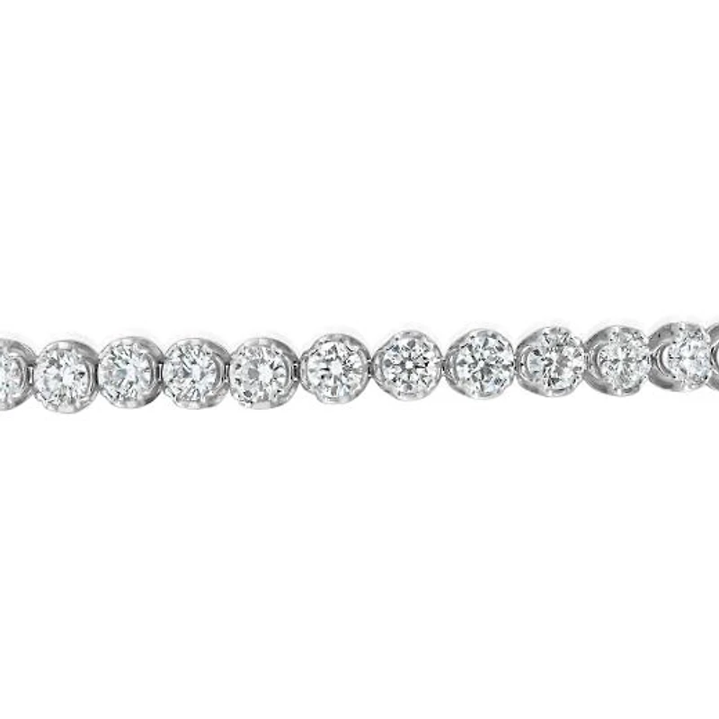 New Brilliance Lab Grown 5.00CTW Diamond Tennis Bracelet in 10K White Gold