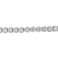 New Brilliance Lab Grown 5.00CTW Diamond Tennis Bracelet in 10K White Gold