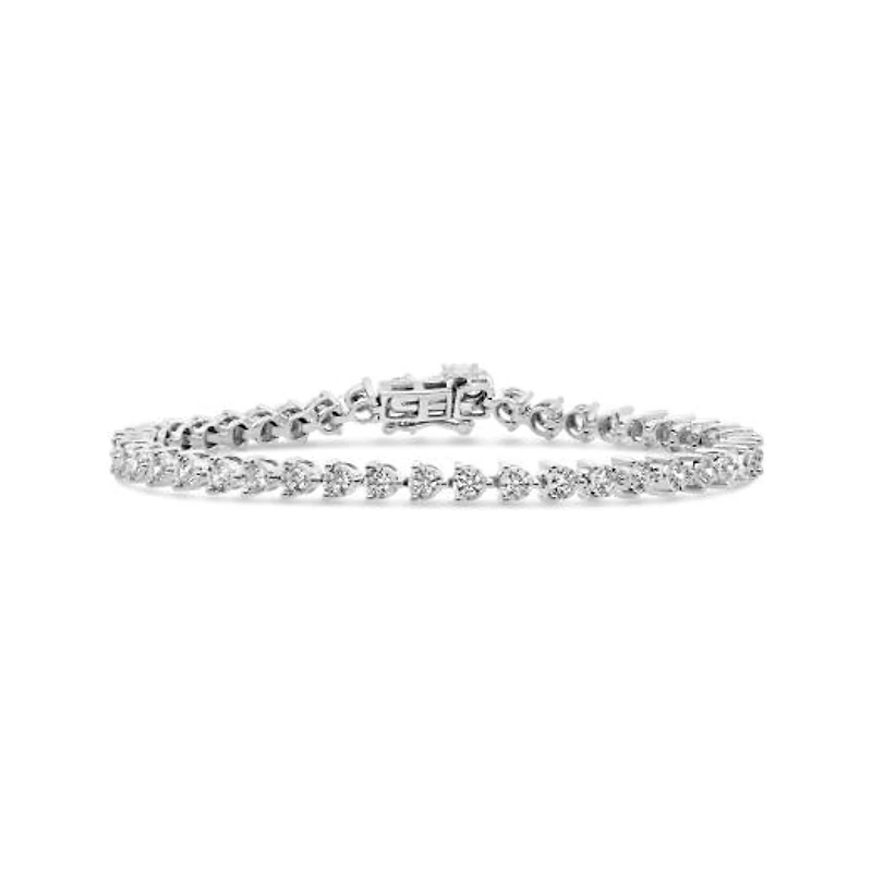 New Brilliance Lab Grown 2.00CTW Diamond Tennis Bracelet in Sterling Silver