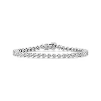 New Brilliance Lab Grown 2.00CTW Diamond Tennis Bracelet in Sterling Silver
