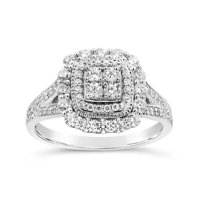 New Brilliance Lab Grown 1.00CTW Diamond Fashion Ring in Sterling Silver