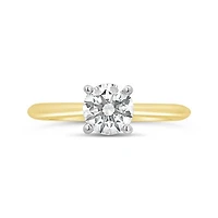 New Brilliance Lab Grown 1.00CT Diamond Solitaire Ring in 10K Yellow Gold