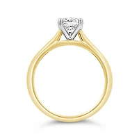 New Brilliance Lab Grown 1.00CT Diamond Solitaire Ring in 10K Yellow Gold