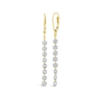 Pierced by Light Lab Grown 1.50CTW Diamond Earrings in 10K Yellow Gold