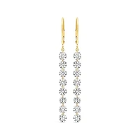 Pierced by Light Lab Grown 4.70CTW Diamond Earrings in 10K Yellow Gold
