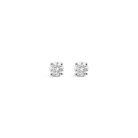 New Brilliance Lab Grown 0.50CTW Diamond Stud Earrings in Sterling Silver