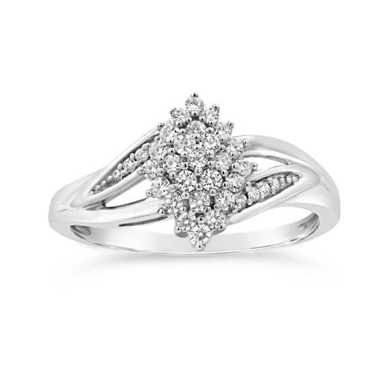 New Brilliance Lab Grown 0.30CTW Diamond Fashion Ring in Sterling Silver