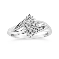 New Brilliance Lab Grown 0.30CTW Diamond Fashion Ring in Sterling Silver