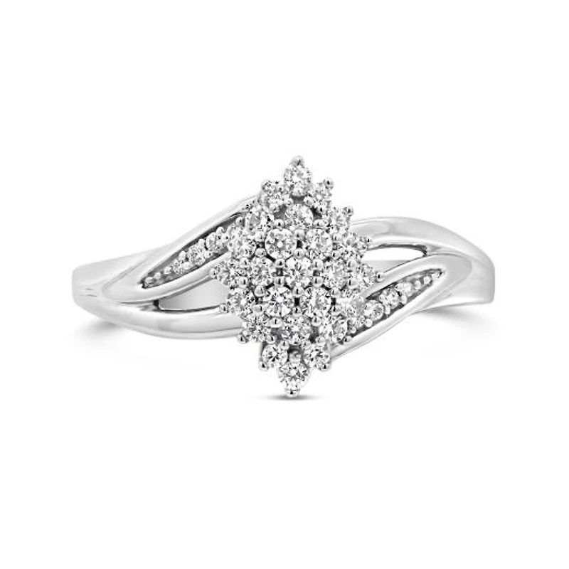 New Brilliance Lab Grown 0.30CTW Diamond Fashion Ring in Sterling Silver