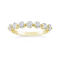 New Brilliance Lab Grown 1.00CTW Diamond Band in 10K Yellow Gold