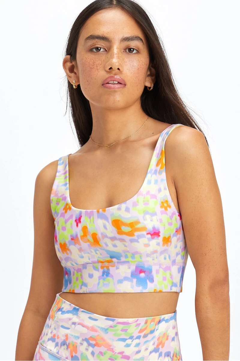 Harlyn Reversible Midi Medium Impact Sports Bra