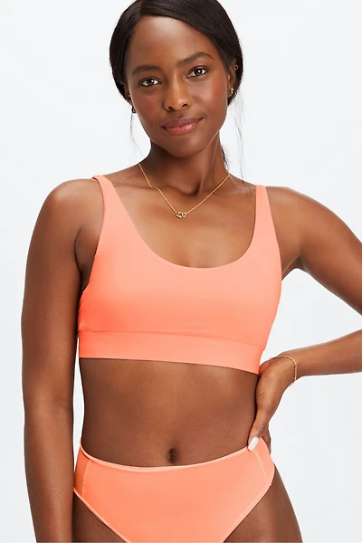 Fine Touch Scoop Neck Bralette
