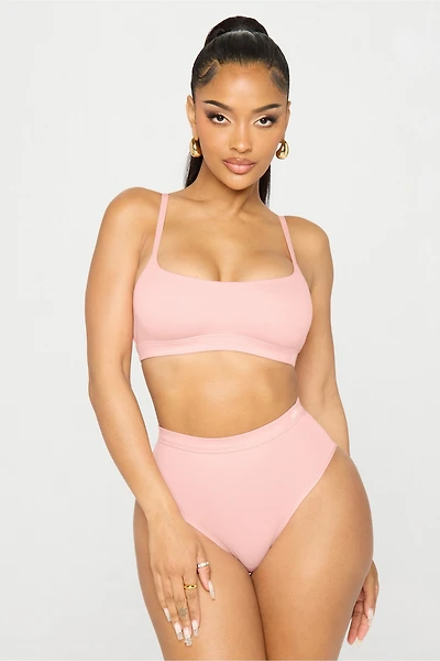 Snug Cotton Scoop Bralette