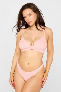 Snug Cotton Triangle Bralette