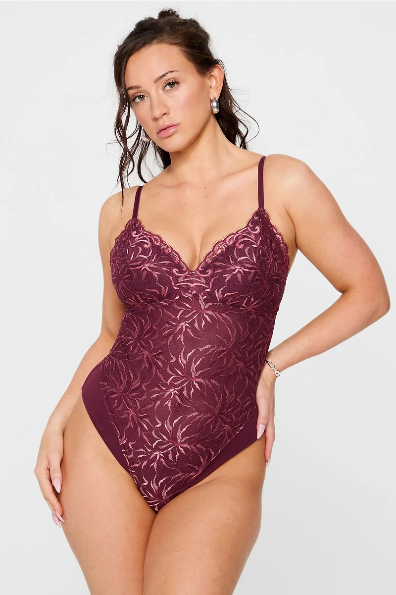 Smoothing Lace Bodysuit