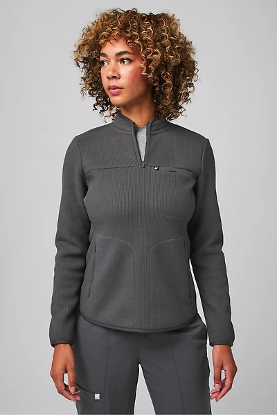 Pace Quarter Zip Scrub Jacket